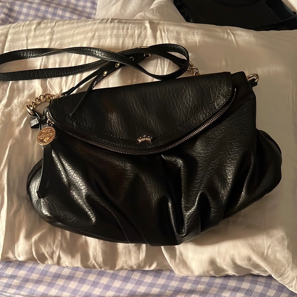 Juicy Couture black leather purse